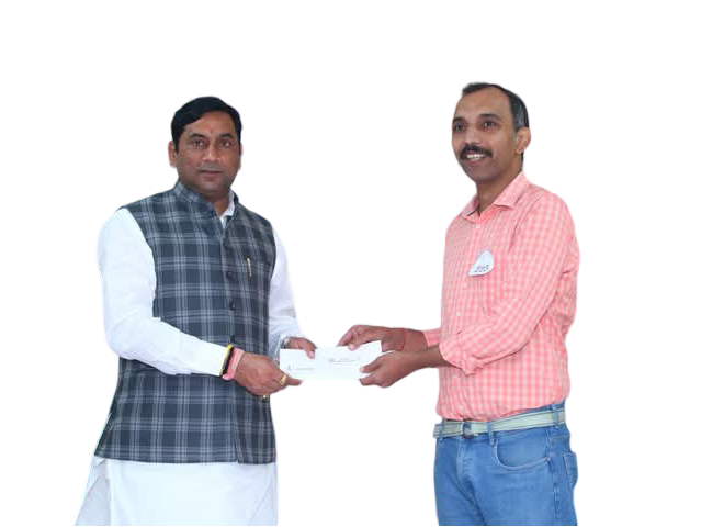 Digital Blinc Technologies receiving a recognition award